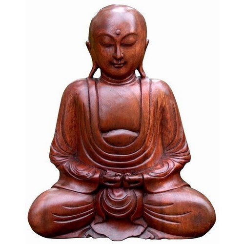 Buddha Meditation Feng Shui Glatze Mönch Hände unten 30 cm