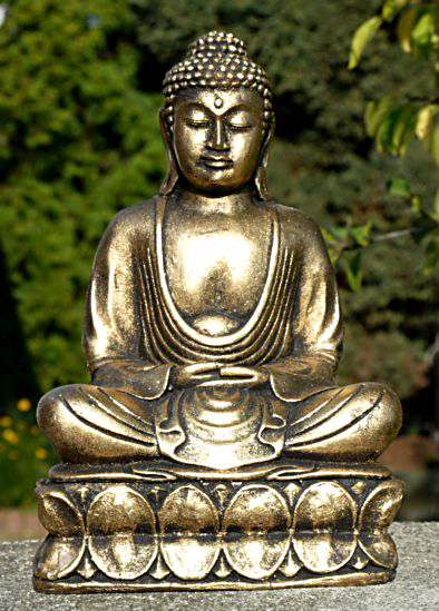 Resinfigur Buddha Mönch